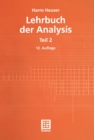 Lehrbuch der Analysis : Teil 2 - eBook