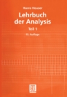 Lehrbuch der Analysis : Teil 1 - eBook