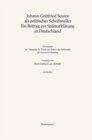 Johann Gottfried Seume als politischer Schriftsteller Ein Beitrag zur Spataufklarung in Deutschland : Ein Beitrag zur Spataufklarung in Deutschland - Book