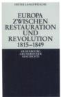 Europa zwischen Restauration und Revolution 1815-1849 - eBook