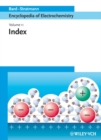 Encyclopedia of Electrochemistry, Index - Book