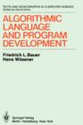 Algorithmic Language and Program Development - Book