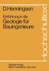 Einfuhrung in Die Geologie Fur Bauingenieure - Book
