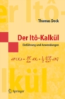 Der Ito-Kalkul : Einfuhrung und Anwendungen - eBook