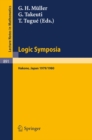 Logic Symposia, Hakone, 1979, 1980 : Proceedings of Conferences Held in Hakone, Japan, March 21-24, 1979 and February 4-7, 1980 - eBook