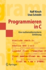 Programmieren in C : Eine mathematikorientierte Einfuhrung - eBook