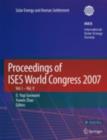 Proceedings of ISES World Congress 2007 (Vol.1-Vol.5) : Solar Energy and Human Settlement - eBook