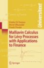Malliavin Calculus for Levy Processes with Applications to Finance - eBook