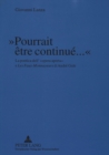 «Pourrait etre continue...» : La poetica dell' «opera aperta» e "Les Faux-Monnayeurs" di Andre Gide - Book