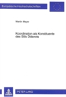 Koordination ALS Konstituente Des Stils Diderots : Untersuchungen Zu Seinem Dramatischen Werk - Book