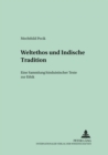 Weltethos und Indische Tradition : Eine Sammlung hinduistischer Texte zur Ethik - Book