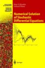 Numerical Solution of Stochastic Differential Equations - Book