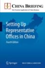 Setting Up Representative Offices in China - Book