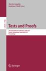 Tests and Proofs : 5th International Conference, TAP 2011, Zurich, Switzerland, June 30 - July 1, 2011, Proceedings - eBook