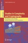 Studies in Complexity and Cryptography : Miscellanea on the Interplay between Randomness and Computation - eBook