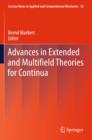Advances in Extended and Multifield Theories for Continua - eBook