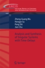 Analysis and Synthesis of Singular Systems with Time-Delays - eBook