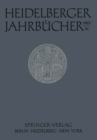 Heidelberger Jahrbucher - eBook