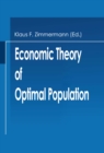 Economic Theory of Optimal Population - eBook