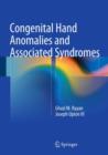 Congenital Hand Anomalies and Associated Syndromes - Book