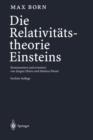 Die Relativitatstheorie Einsteins - Book