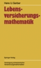 Lebensversicherungsmathematik - eBook