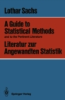A Guide to Statistical Methods and to the Pertinent Literature / Literatur zur Angewandten Statistik - eBook