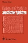 Analyse und Synthese akustischer Spektren - eBook