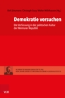 Demokratie versuchen : Die Verfassung in der politischen Kultur der Weimarer Republik - eBook