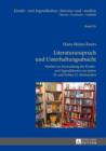 Literaturanspruch und Unterhaltungsabsicht : Studien zur Entwicklung der Kinder- und Jugendliteratur im spaeten 20. und fruehen 21. Jahrhundert - eBook