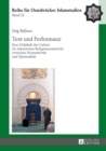 Text und Performanz : Eine Didaktik des Gebets im islamischen Religionsunterricht zwischen Normativitaet und Spiritualitaet - eBook
