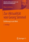 Zur Aktualitat von Georg Simmel : Einfuhrung in sein Werk - eBook