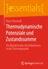 Thermodynamische Potenziale und Zustandssumme : Ein Uberblick uber die Definitionen in der Thermodynamik - eBook