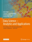 Data Science – Analytics and Applications : Proceedings of the 4th International Data Science Conference – iDSC2021 - Book