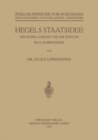 Hegels Staatsidee - eBook
