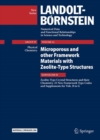 Microporous and other Framework Materials with Zeolite-Type Structures : Zeolite-Type Crystal Structures and their Chemistry. 25 New Framework Type Codes and Supplements for Vols. B to G - Book