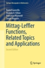 Mittag-Leffler Functions, Related Topics and Applications - eBook