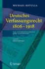 Deutsches Verfassungsrecht 1806 - 1918 : Eine Dokumentensammlung nebst Einfuhrungen, 5. Band: Elsass-Lothringen - eBook