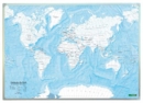 World map to color in, discover the world, wall map 1:40 million, magnetic marker board - Book