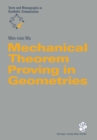 Mechanical Theorem Proving in Geometries : Basic Principles - eBook