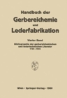 Bibliographie der gerbereichemischen und ledertechnischen Literatur 1700-1956 - Book