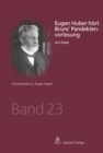 Eugen Huber hort Bruns' Pandektenvorlesung - eBook