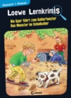 Loewe Lernkrimis - Die Spur fuhrt zum Kellerfenster / Das Monster im Schulkeller : Spannendes Ratselbuch zum Mitmachen und Starkung der Deutschkenntnisse fur die 1. Klasse - eBook