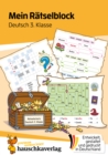 Mein Ratselblock Deutsch 3. Klasse : Ratsel fur kluge Kopfe mit Losungen - Forderung mit Freude - eBook