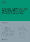 Relaxation and Decomposition Methods for Mixed Integer Nonlinear Programming - eBook