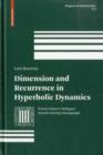 Dimension and Recurrence in Hyperbolic Dynamics - eBook