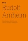 Rudolf Arnheim : (dOCUMENTA (13): 100 Notes - 100 Thoughts, 100 Notizen - 100 Gedanken # 100) - eBook