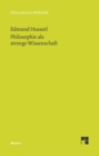 Philosophie als strenge Wissenschaft - eBook