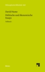 Politische und okonomische Essays. Teilband 1 - eBook