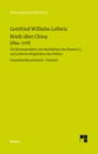 Briefe uber China (1694-1716) : Die Korrespondenz mit Barthelemy Des Bosses S.J. und anderen Mitgliedern des Ordens. Zweisprachige Ausgabe - eBook